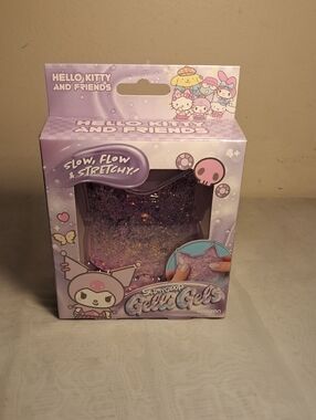 Hello Kitty Glittery Purple Gel Slimy Toy